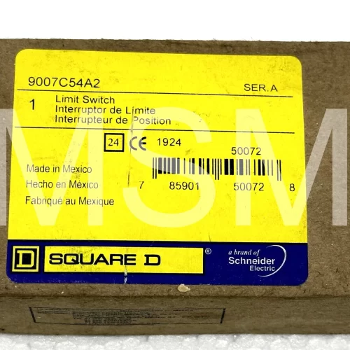 New Square D 9007C54A2 Limit Switch 9007 C54A2 Series A NIB