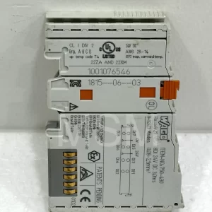 Wago 750-430 8DI- Channel Digital Output 24 VDC 1815--06--03