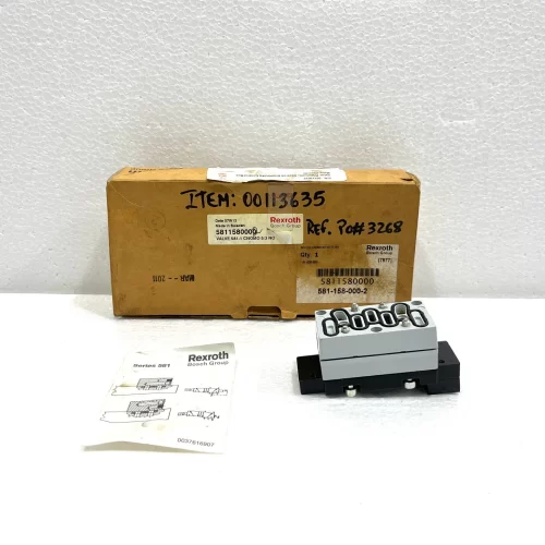 Rexroth 581-158-000-2 Pneumatic Control Valve