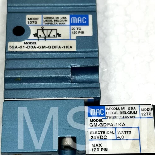 MAC Solenoid valve 52A-31-D0A-GM-GDFA-1KA
