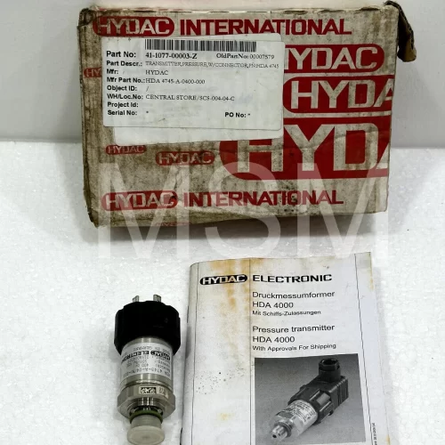 HYDAC HDA 4745-A-0400-S00 Pressure Transmitter Sensor 400 Bar, 10..32
