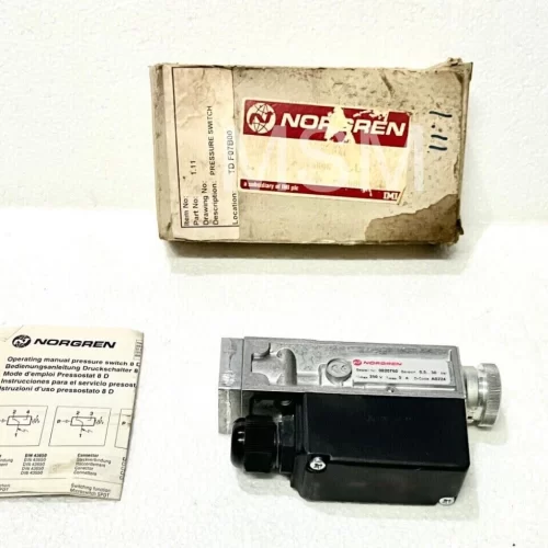Norgren 0820760 Pressure Switch Range 0.5…30 Bar Umax 250V Imax 5A