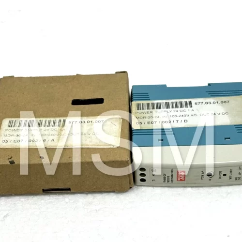 MW MEAN WELL INDUSTRIAL DIN RAIL POWER SUPPLY MDR-20-24