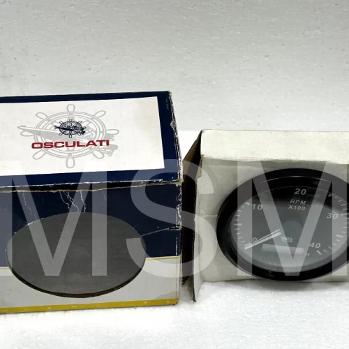 Osculati Tachometer Hourmeter Gauge 96mm 4000 RPM