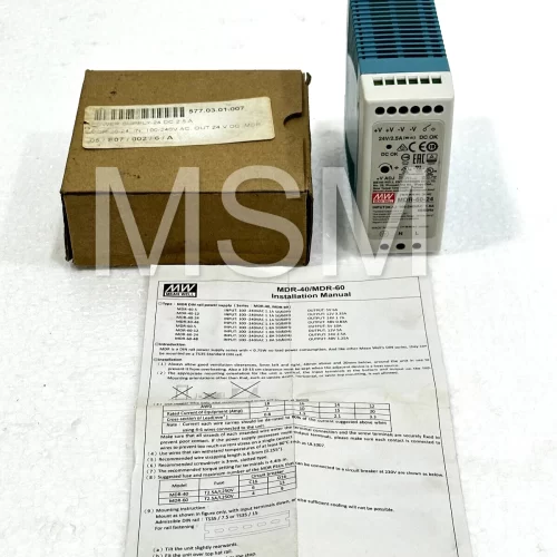 Mean Well MDR-60-24 Din-Rail Power Supply